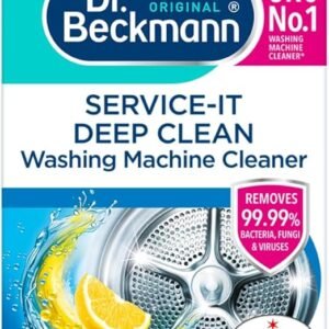 Dr. Beckmann Service-it Deep Clean Washing Machine Cleaner | Removes 99,99 % of bacteria and fungi and viruses | eliminates bad odours | 250 g