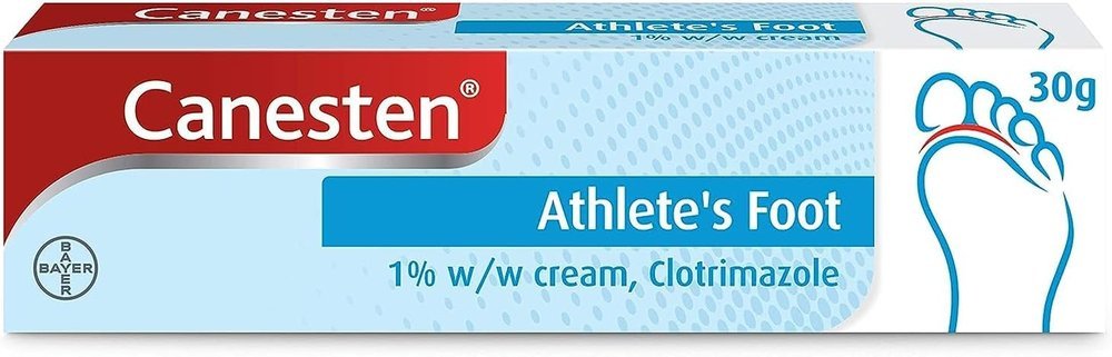 Canesten Athlete’s Foot Cream 30g – Antifungal Treatment for Itchy Feet, Fungal Infection Relief & Foot Care (Clotrimazole 1%) Canesten Athlete’s Foot Cream 30g – Antifungal Treatment for Itchy Feet, Fungal Infection Relief & Foot Care (Clotrimazole 1%)