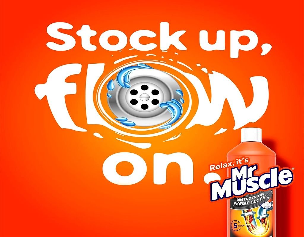 Mr Muscle Drain Unblocker 2x1L – Heavy Duty Sink & Drain Cleaner Gel for Fast Clog Removal, Safe for All Pipes 3